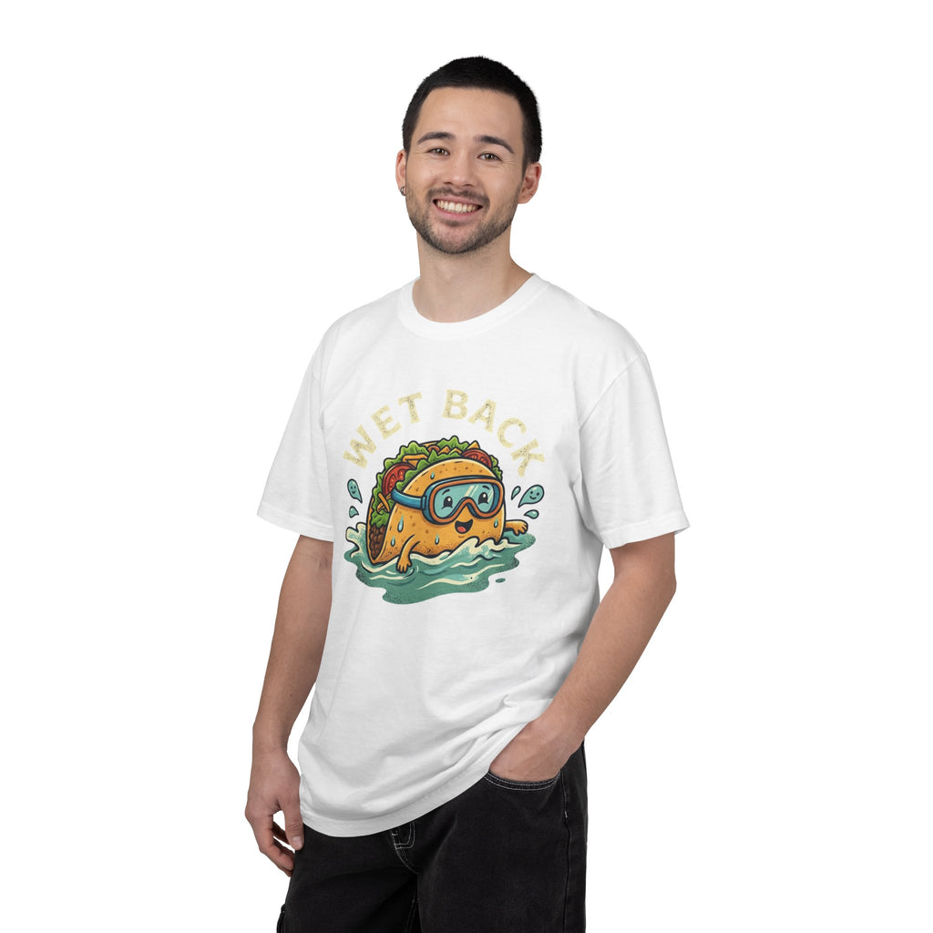 T-Shirt — "Wet Back" Swimming Taco Graphic Tee