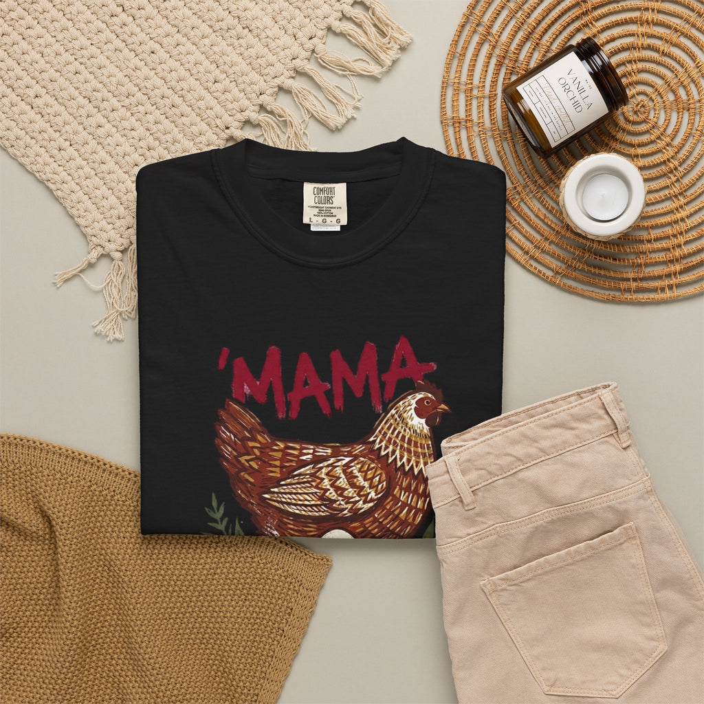 VINTAGE "Mama Huevo" Hen & Egg Graphic Tee