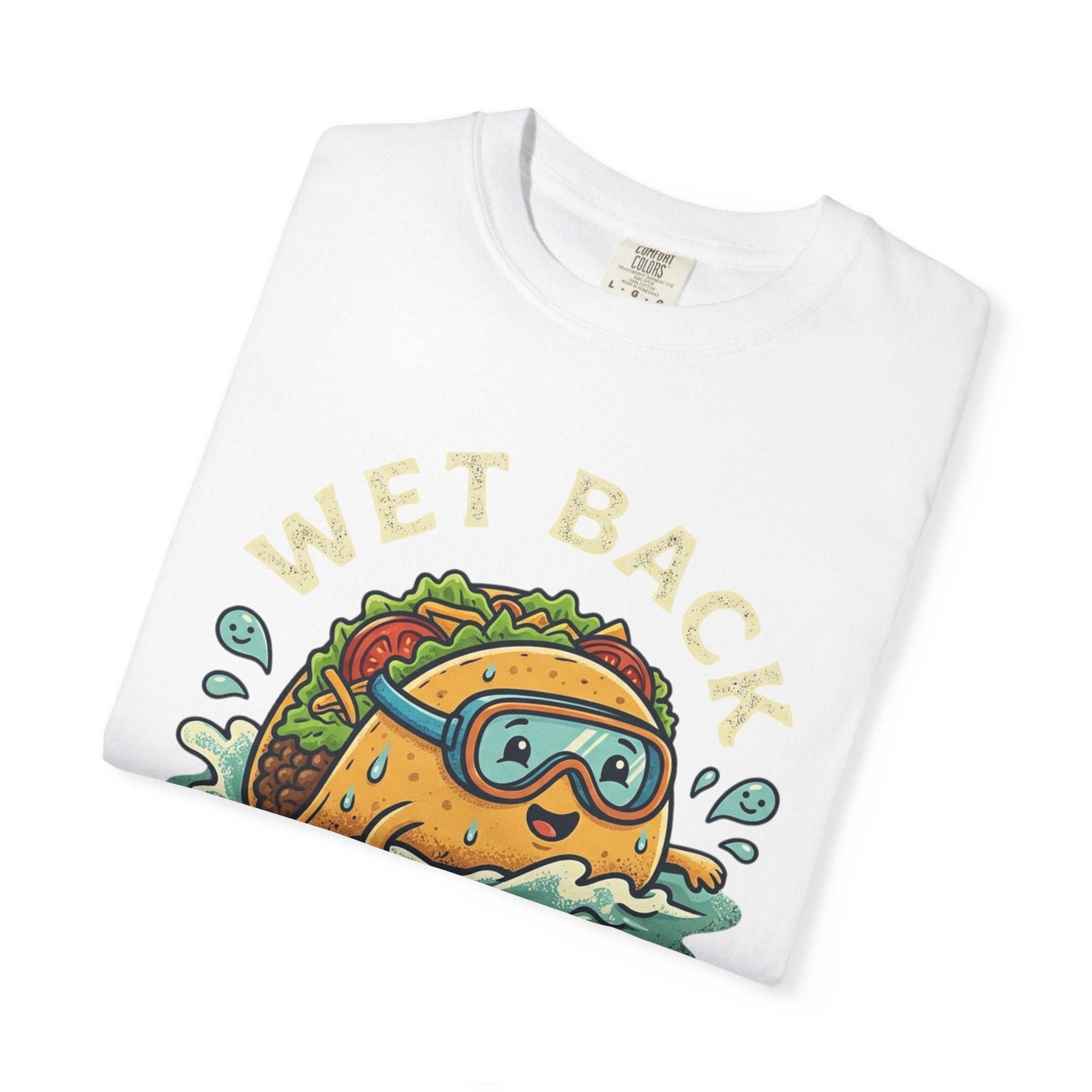 T-Shirt — "Wet Back" Swimming Taco Graphic Tee