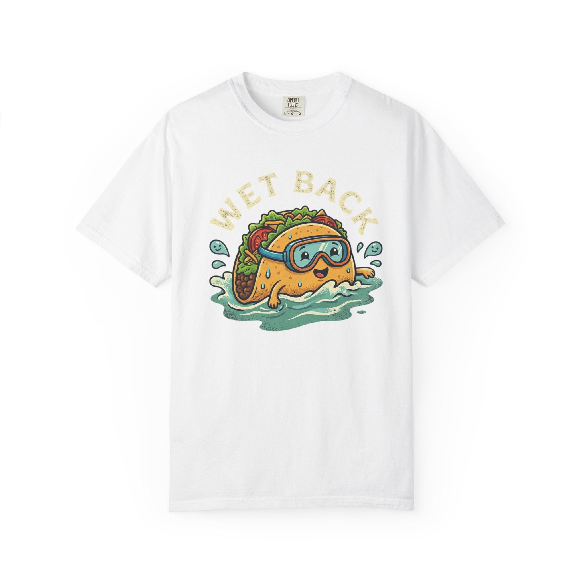 T-Shirt — "Wet Back" Swimming Taco Graphic Tee