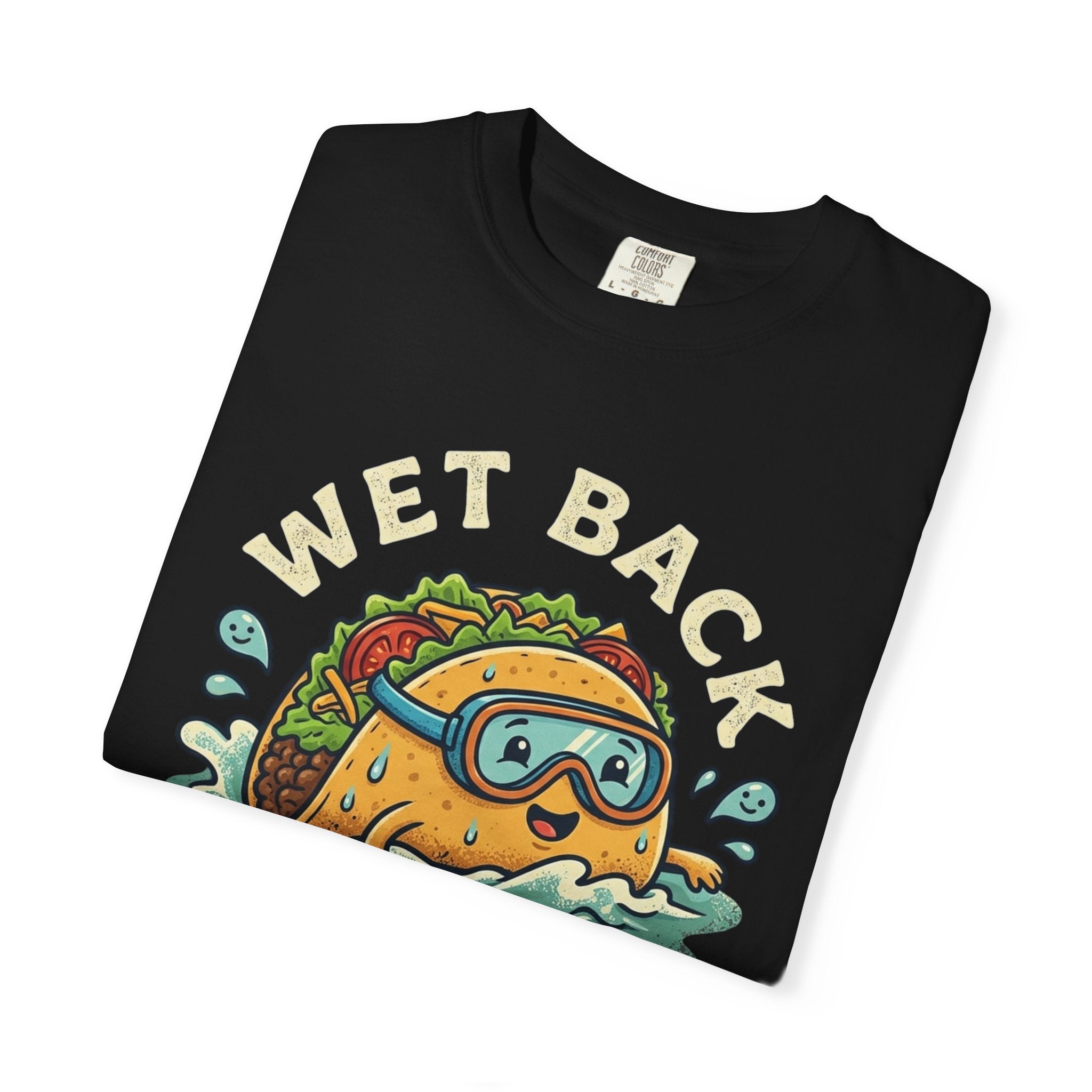 T-Shirt — "Wet Back" Swimming Taco Graphic Tee