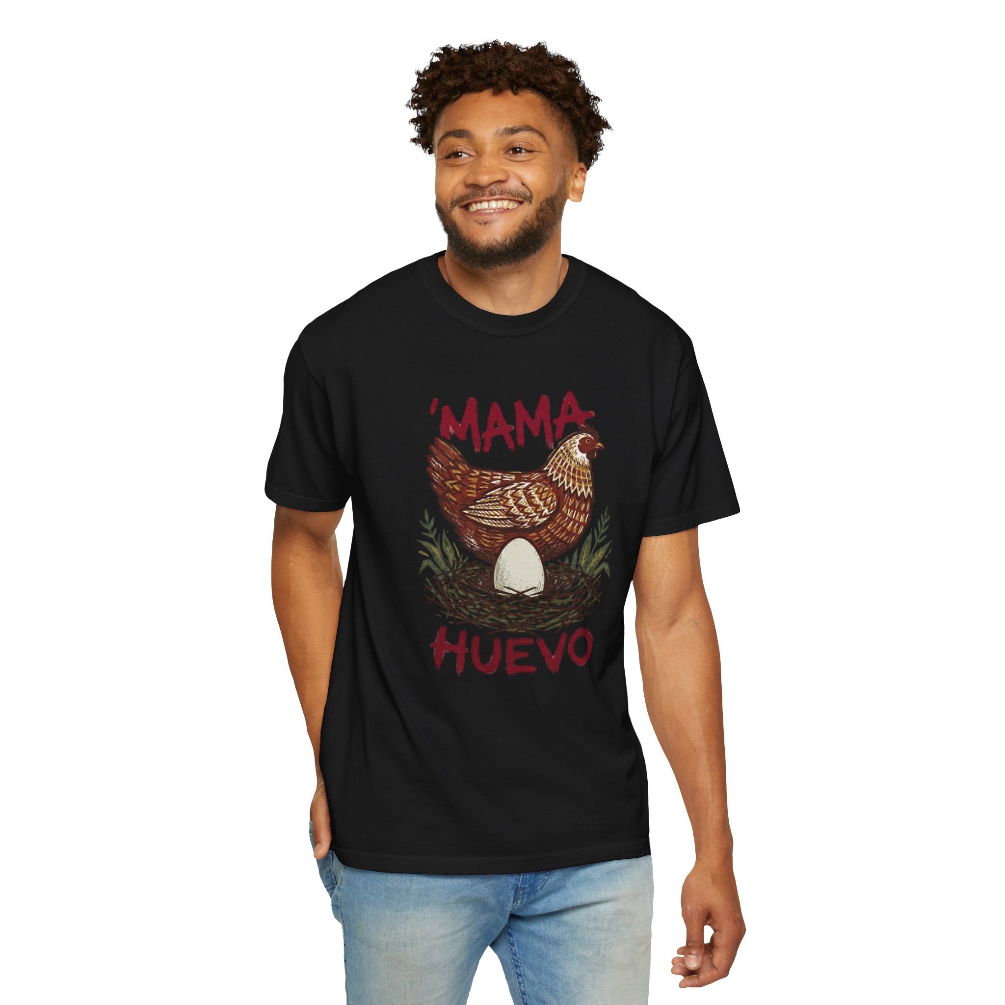 VINTAGE "Mama Huevo" Hen & Egg Graphic Tee
