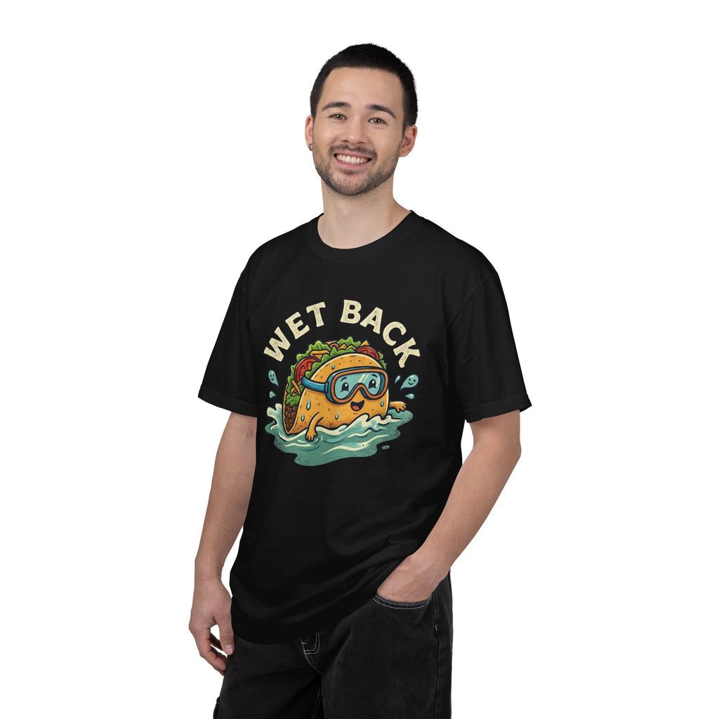 T-Shirt — "Wet Back" Swimming Taco Graphic Tee