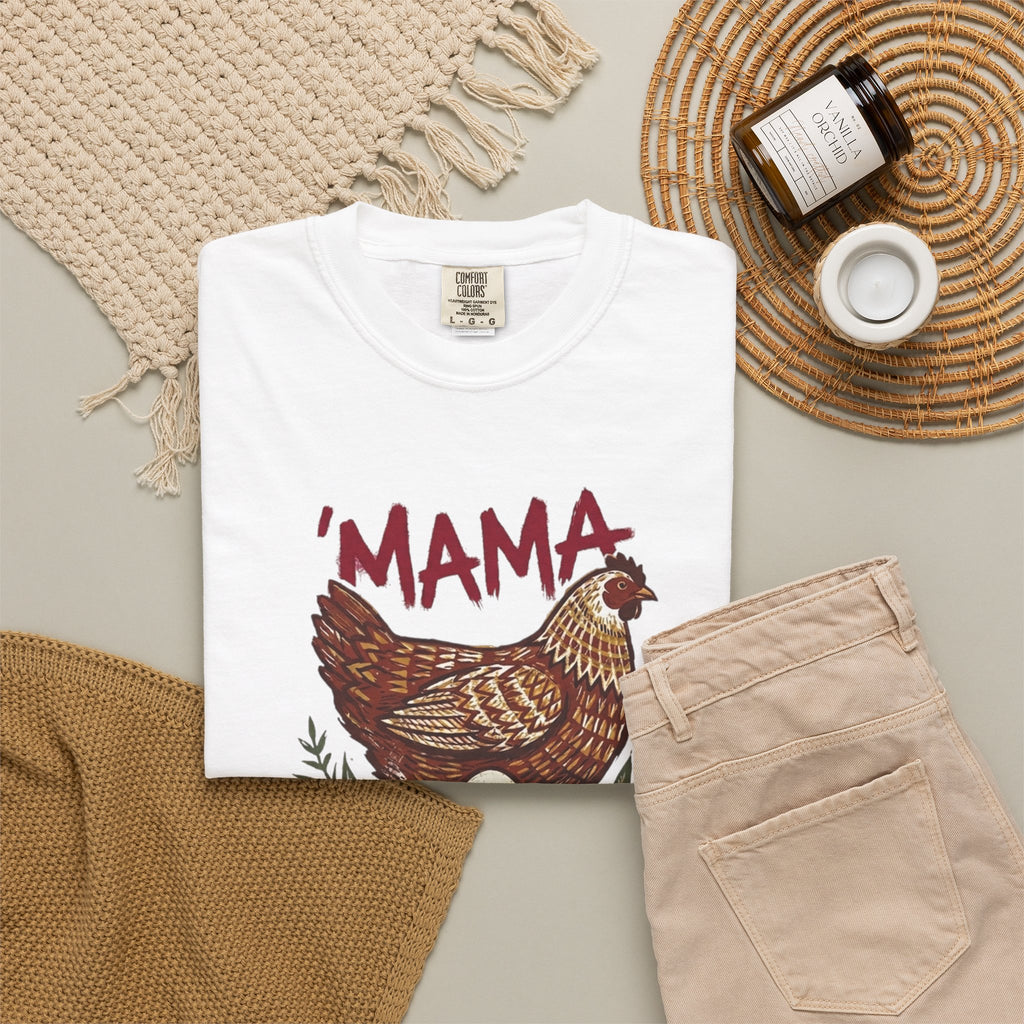 VINTAGE "Mama Huevo" Hen & Egg Graphic Tee